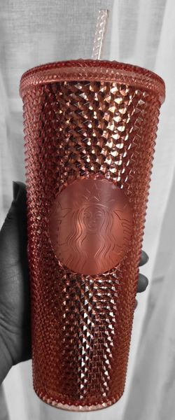 Starbucks Rose Gold Studded Tumbler