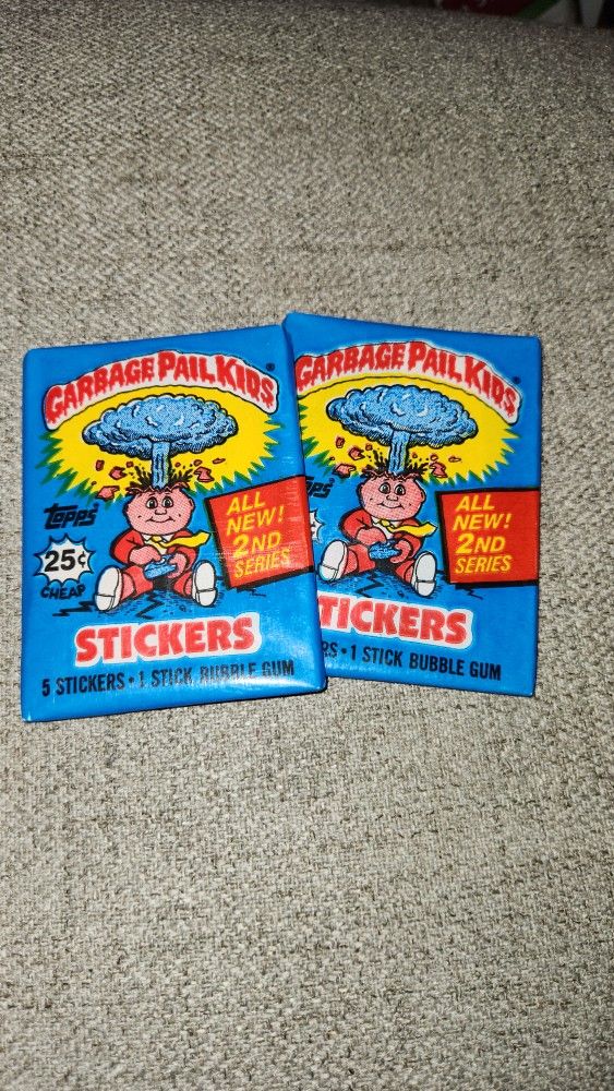 1985 Topps Garbage Pail Kids Series 2 2pk Set