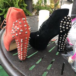 Spike Heel Boots