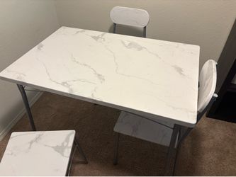 Table and chairs