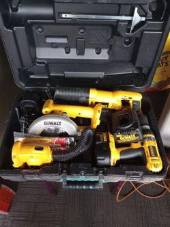 Dewalt 18v XRP complete tool set. New besides circular saw used once.