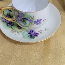 6 cup and saucer Antique Tea Set