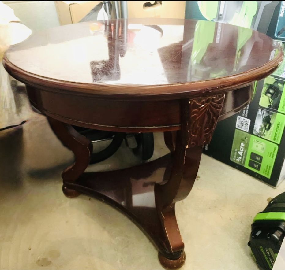 Finished Wood Side Table