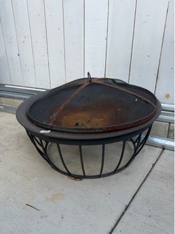 30in Steel fire pit 🔥