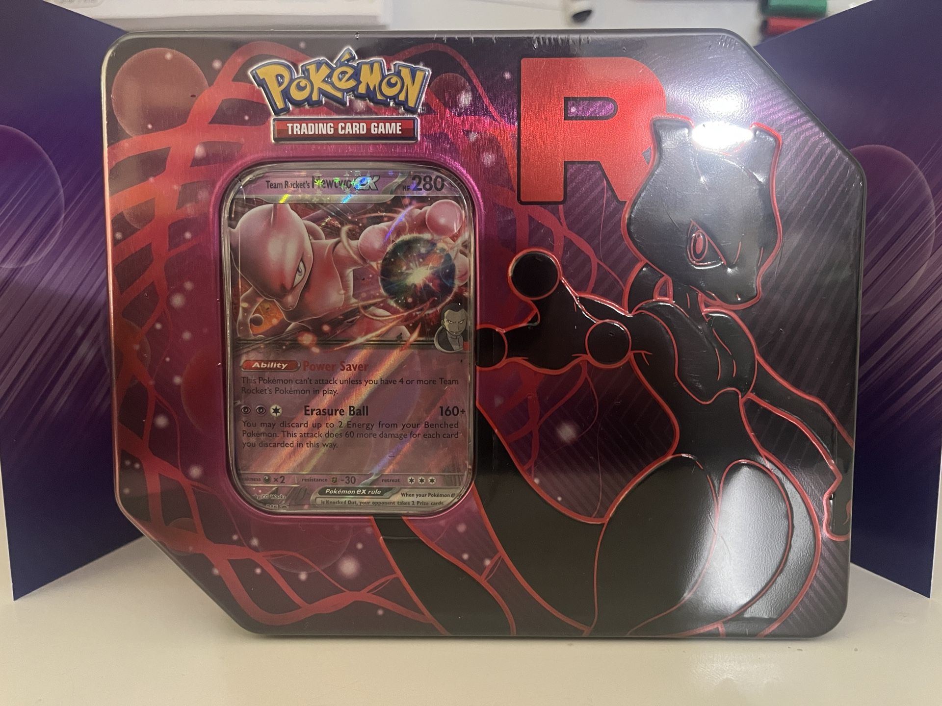 Mewtwo Team Rocket Tin