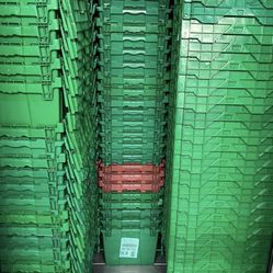 Heavy Duty, Stackable Green Totes