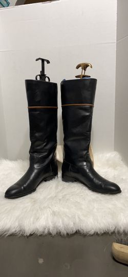 pollini vantage leather riding boots size 7 B