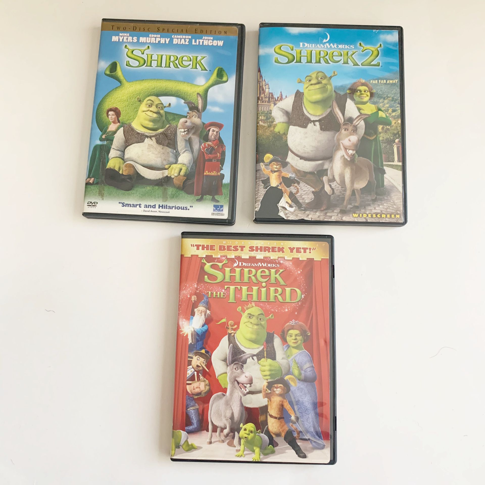 $3 DVD Movies YOU CHOOSE!- Lot of 3 Shrek Kids Movies on DVD