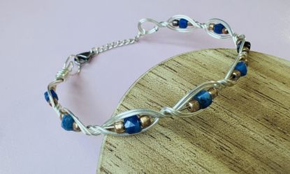 Silver Kyanite Bracelet