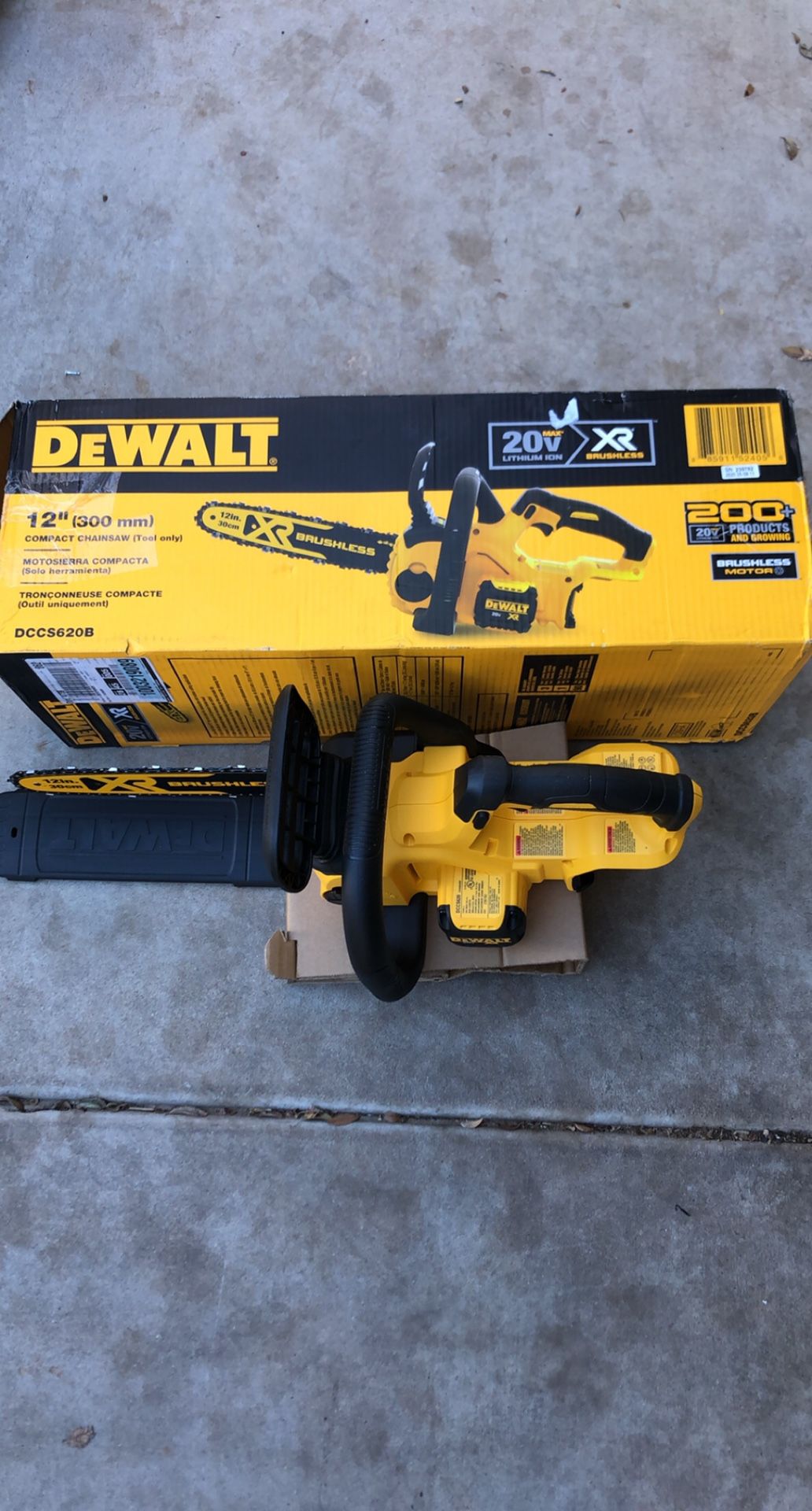 Dewalt 20v 12 Inch Brushless Chainsaw