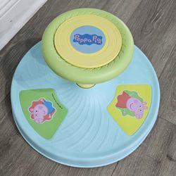 Peppa Pig Sit 'n Spin Musical Spinning Activity Toy Sit and Spin (Good condition) PICK UP IN CORNELIUS