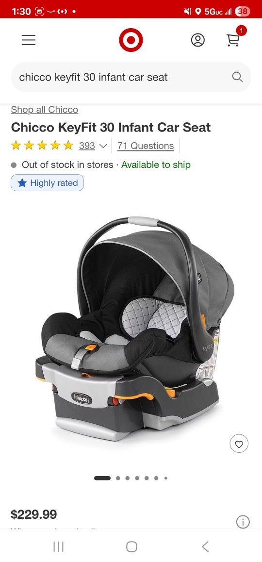 Chicco KeyFit 30 Infant Car Seat