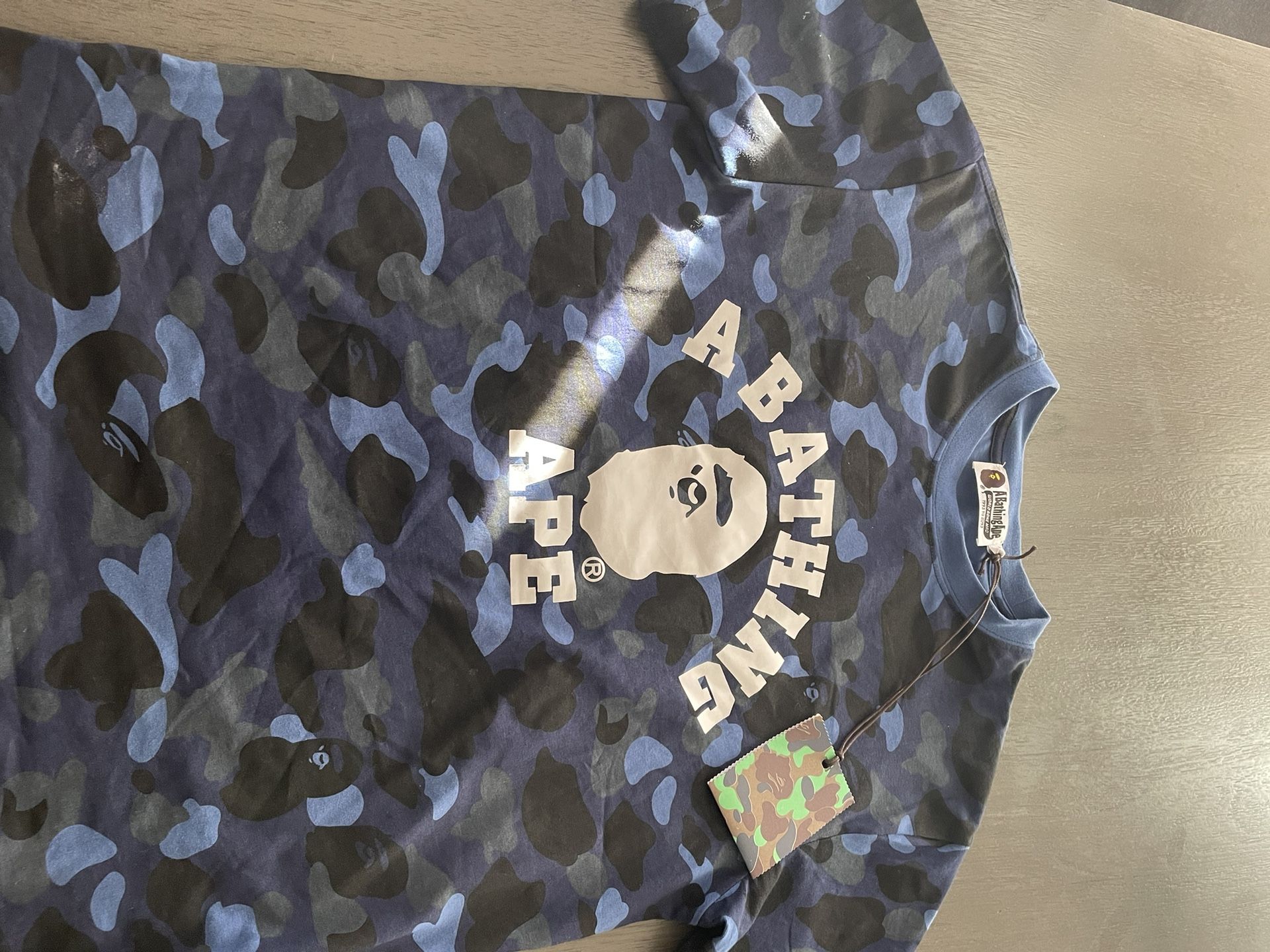 Blue Camo Bathing Ape Shirt