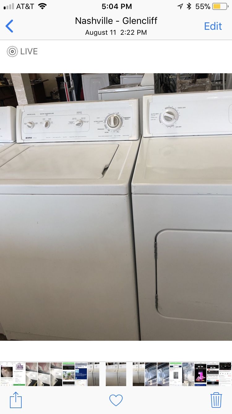 washer and dryer set