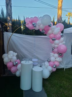 Baptism Balloon Garland