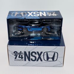 Hot Wheels RLC Exclusive 1994 Honda NSX Blue Working Headlights and Taillights
