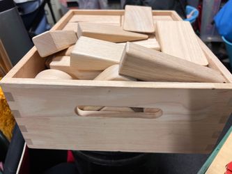 Melissa and Doug Kids Wood Building Blocks