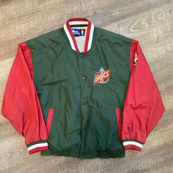Rare Vintage 1990s Seattle Sonics Bomber Varisty Jacket