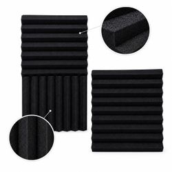 15PCS Sound Proof Foam Panels for Walls 12x12x1 Inches, Wedges Acoustic Panels Sound Absorbing, Acoustic Foam Panels for Recording Studio, Home, Offic