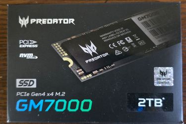 Predator 2TB M.2 SSD PCIE GEN 4 GM7000 PC PS5 PRO
