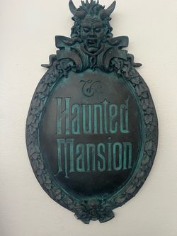 Haunted mansion full size plaque