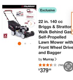 Lawn Mover Murray Gas Self Propelled 