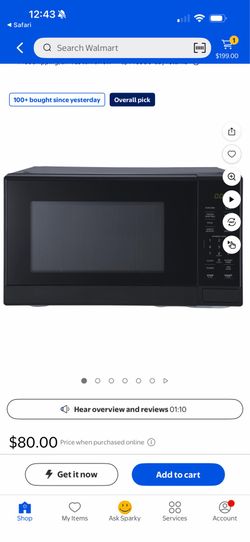 Mainstay microwave oven