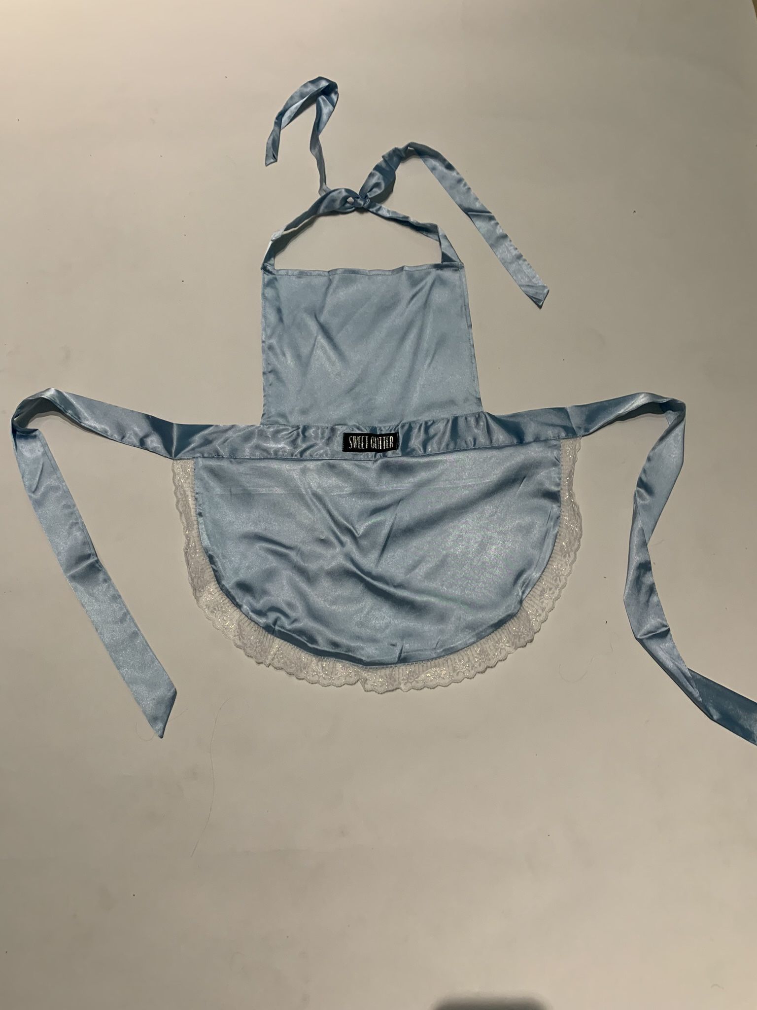 Sweet Glitter Baby Blue Apron