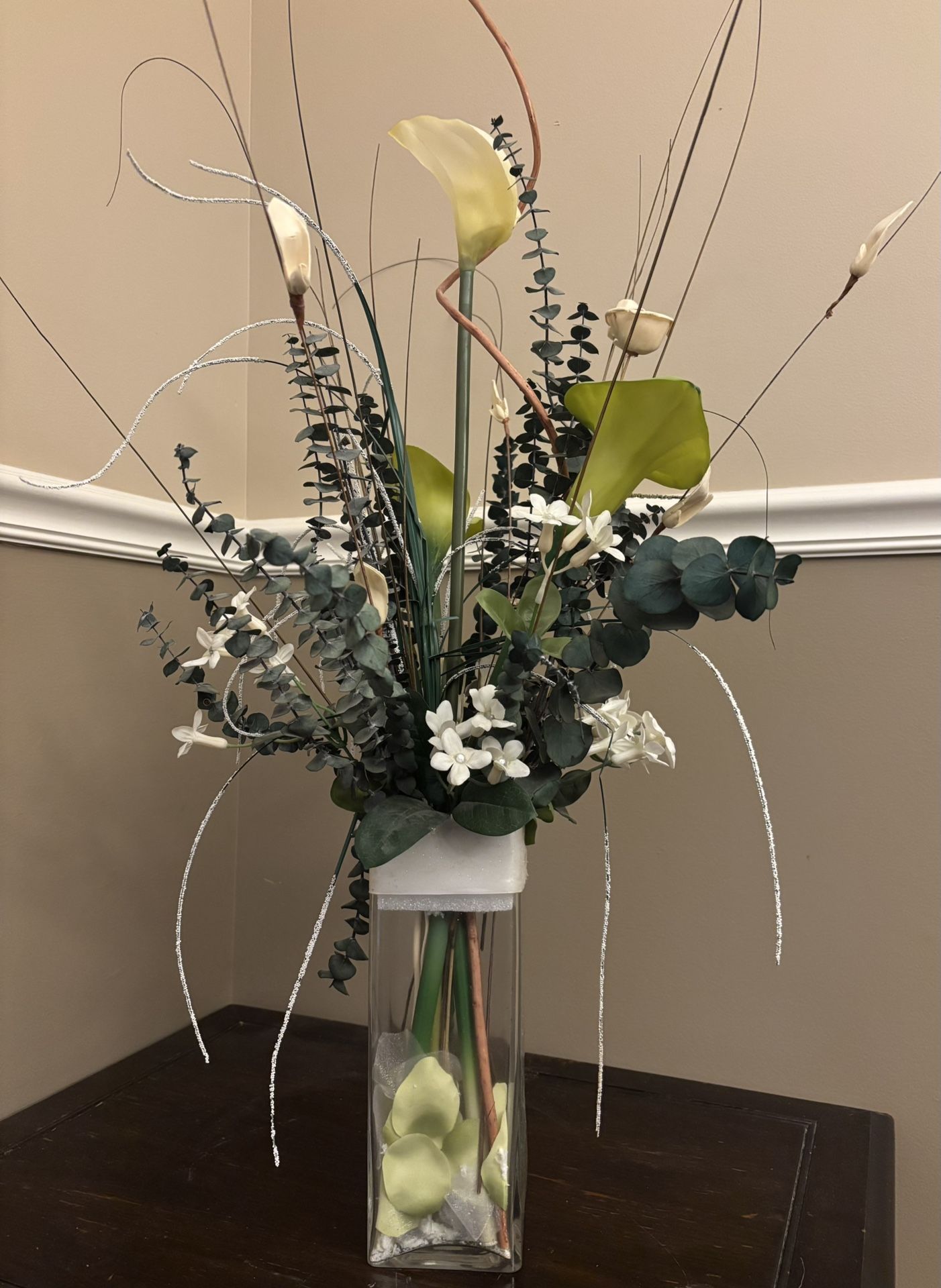 Artificial Floral Vase Arrangement