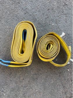 Heavy duty tow straps