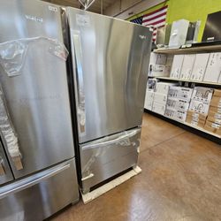 Bottom Pullout Door Stainless Steel 33 Inch Wide Whirlpool 