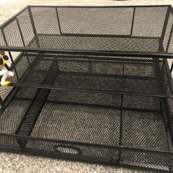 Computer Monitor Stand Riser, Desk Organizers and Accessories with Drawer, Office Desk Accessories & Workspace Desktop Organizers Storage for Printer 