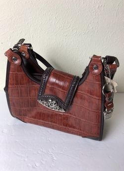 MC Marc Chantal Handbag Brown Reddish M C Purse