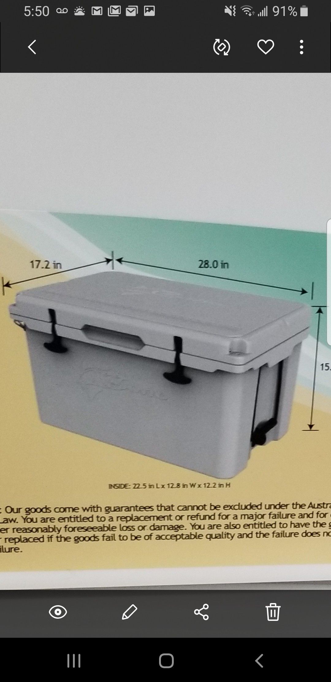 Coho 55 quart 39 can rotomolded cooler ice chest for Sale in Pico