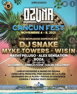 Ozuna Fest Cancun Trip Ticket