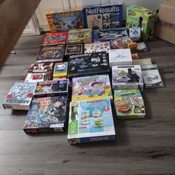 Big lot of board games and crafts Diy Robots candles microscope Manga Strategy Games