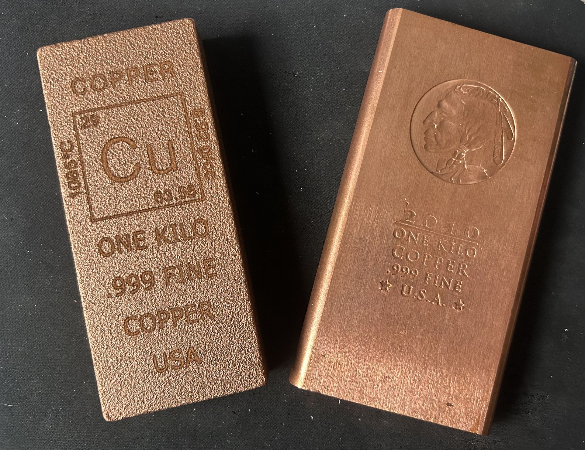 2 Kilos Copper Bars 