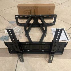 New In Box 26 To 65 Inch Swivel Tilt Articulating TV Television Wall Mount Bracket 100 Lbs Capacity 400mmX400mm VESA Max 