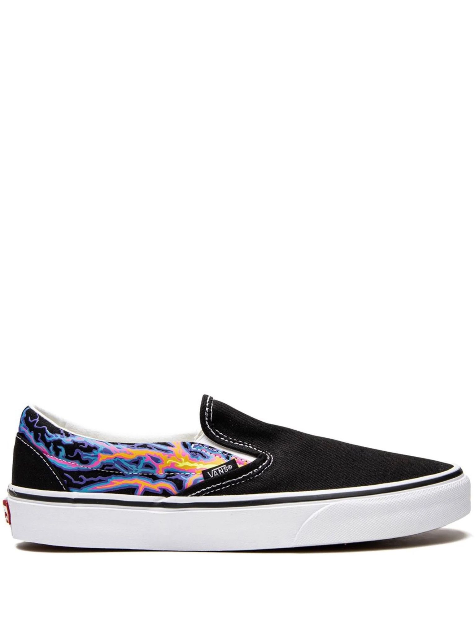 Vans Women's Classic Slip On Electric Flames Skate Sneaker Shoe Size 6.5 US
