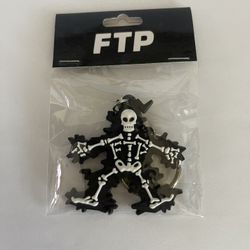 FTP FuckThePopulation Skeleton Keychain