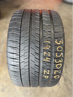 20” tire single michelin ZP 305/30/20 semi new with free installation $150