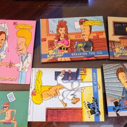 Vtg '95 Beavis and Butthead Collector Cards.