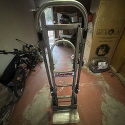 Uline Convertible Sr. Aluminum Hand Truck - Solid Wheels