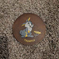 Vintage Disney Particle Board "Thumper" Coaster