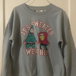 SpongeBob Light Blue Sweatshirt