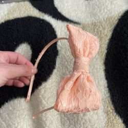 Beautiful Pink Bow Headband! 