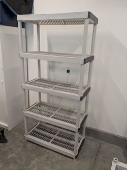 3x Storage Shelves for Garage. HDX brand