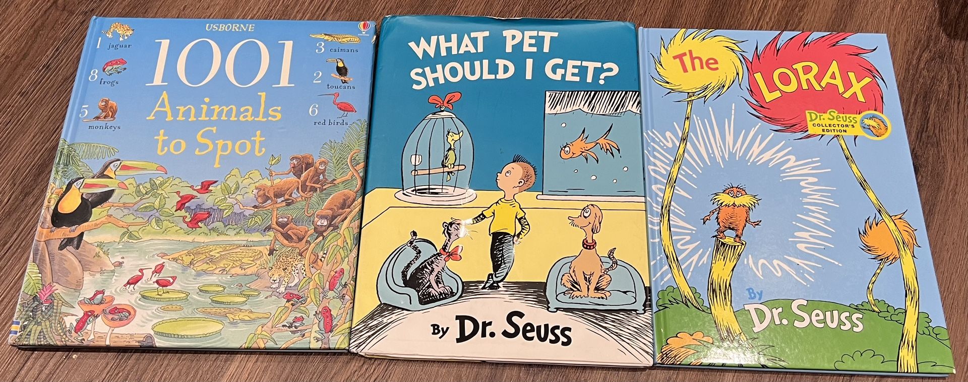 Set of 3 Books. Dr. Seuss. 