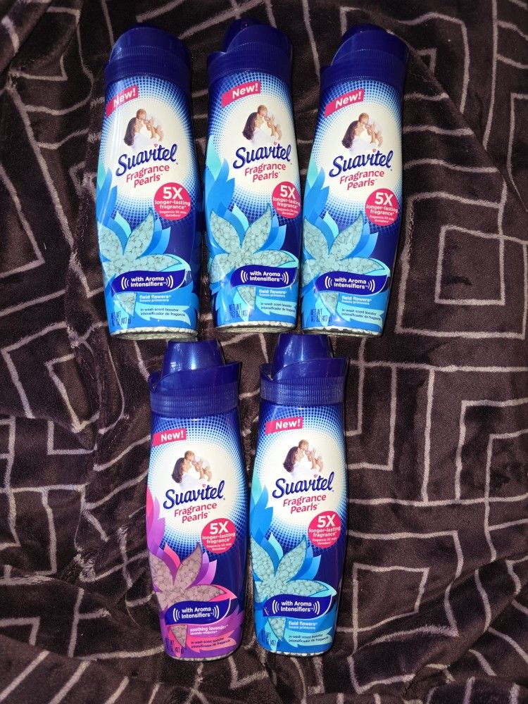 5x Suavitel fragrance pearls, laundry scent boost ($25 firm)