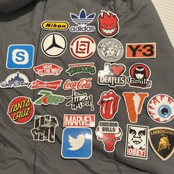 Logos Stickers All For $15